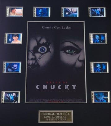 Bride of Chucky - Framed Film Cell Display with COA, Nieuw