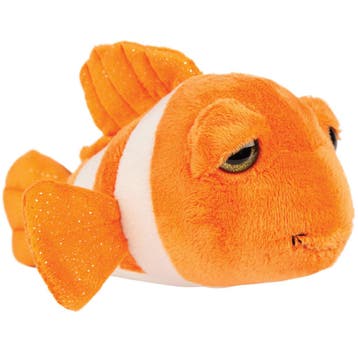 Suki Gifts clownvis knuffel - pluche - oranje - 15 cm, Verzenden, Nieuw