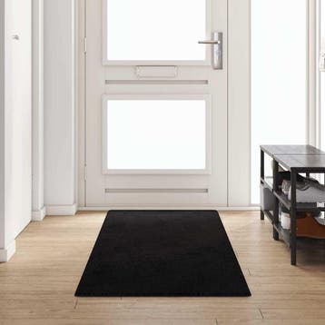 vidaXL Tapijt Loper Zwart 80 x 300 cm 100% Polypropylene, Huis en Inrichting, Verzenden, Nieuw, Zwart