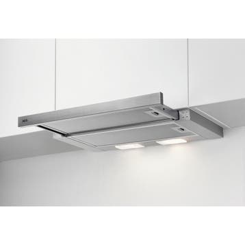 AEG DPB3622S Telescopische Afzuigkap 60 cm – RVS-look, LED, Witgoed en Apparatuur, Afzuigkappen, Verzenden, Nieuw