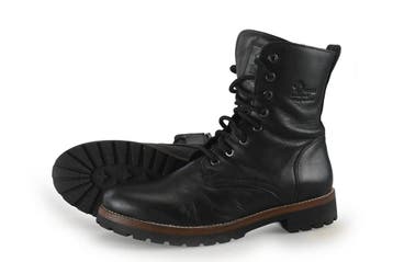 Panama Jack Veterboots in maat 41 Zwart, Verzenden, Zwart, Boots, Zo goed als nieuw