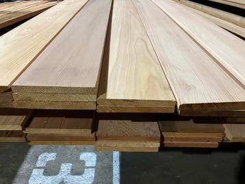 Red Cedar-boeidelen-deklijsten-sierlijst-volhout&onbehandeld, Ophalen, Minder dan 25 mm, Nieuw, Plank