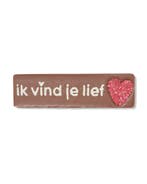 HEMA Melkchocoladereep ik vind je lief 75gram 2e halve prijs, Verzenden, Nieuw