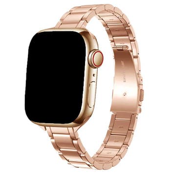 Apple Watch bandje Noor - staal - rose goud - rose goud /, Verzenden, Nieuw