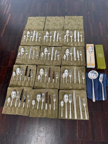 Christofle - Bestekset voor 12 personen (75) - Aria -