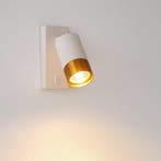 LED wandlamp - Bedlamp met schakelaar | GU10 fitting, Ophalen of Verzenden, Nieuw, IndustrieelModern