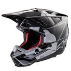Alpinestars S-M5 Rover 2 Helm Ece 22.06 Zwart Zilver, Motoren, Kleding | Motorhelmen, XXL, Nieuw met kaartje, Overige merken, Heren