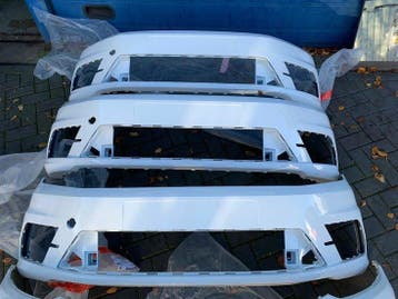 Geschikt voor Caddy 4 Voorbumper Wit LB9A 2015+, Auto-onderdelen, Verzenden, Nieuw