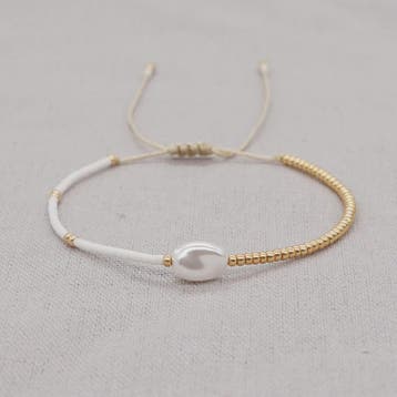 Elegante Baroque Parel Armband met Miyuki Zaadparels - Verst, Verzenden