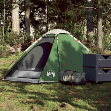 vidaXL Koepeltent 2-persoons waterdicht groen, Verzenden, Nieuw, Tot en met 2