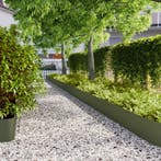 vidaXL Gazonranden 20 st 25x103 cm koudgewalst staal, Verzenden, Nieuw