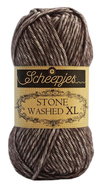 Scheepjes Stone Washed XL - 869 Obsidian - Katoen-mix Gare, Ophalen of Verzenden, Nieuw