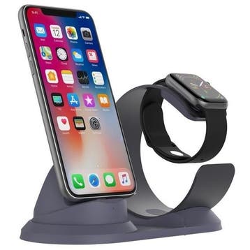 DrPhone T020 - 2-in-1 Aluminium Oplaad Dock & Stand Houder -, Verzenden, Nieuw
