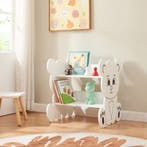 [en.casa] Boekenkast Tårnby voor kinderen 60x56x56 cm wit, Verzenden, Nieuw
