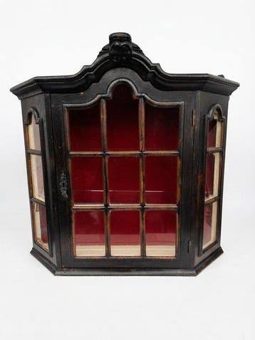 Vitrine - Hout, Glas - Hang vitrine