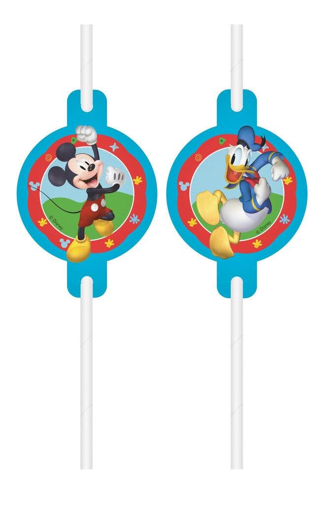 Mickey Mouse Rock The Clubhouse Rietjes (4st), Hobby en Vrije tijd, Feestartikelen, Nieuw, Ophalen of Verzenden