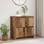 vidaXL Dressoir Oudhout 70 x 41 x 75 cm Bewerkt hout, Verzenden, Nieuw, Overige houtsoorten, Minder dan 50 cm