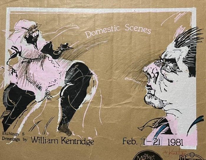 William Kentridge (1955) - Domestic Scenes, Antiek en Kunst, Antiek | Overige Antiek