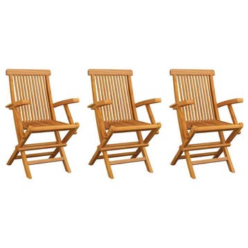 Tuinstoelen Inklapbaar - Teakhout | Tweedekansje | OP=OP, Tuin en Terras, Ophalen of Verzenden, Zo goed als nieuw, Teakhout, Inklapbaar