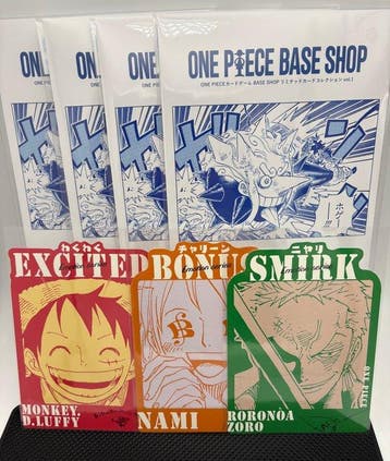 bandai BASE SHOP Monkey D. Luffy, Enel, Perona, Tony Tony, Nieuw