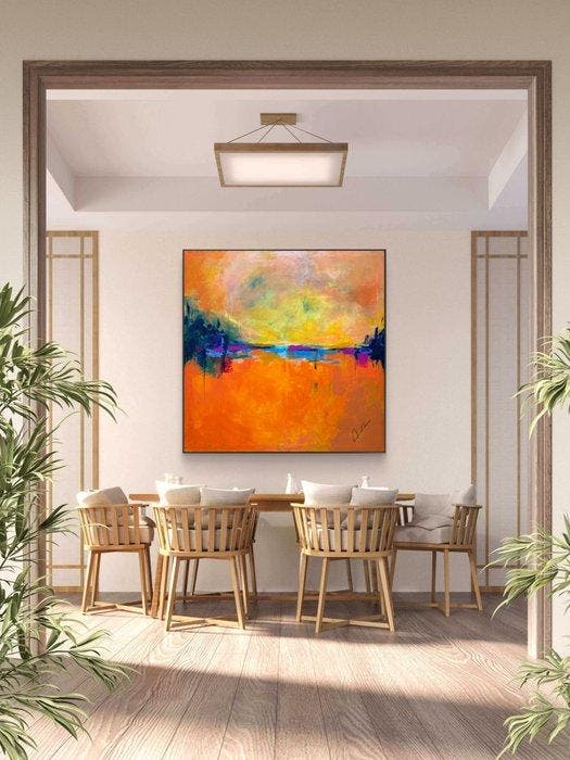 Aldo Sortino (1957) - Orizzonte liquido - XL, Antiek en Kunst, Kunst | Designobjecten