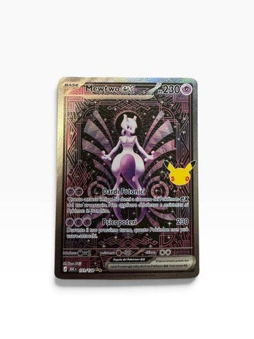 Pokémon - 1 Card - Mewtwo 151 Full art, Nieuw