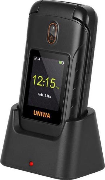 Uniwa V909T en V1000 senioren telefoon refurbished, Verzenden, Klassiek of Candybar, Zonder simlock, Zonder abonnement