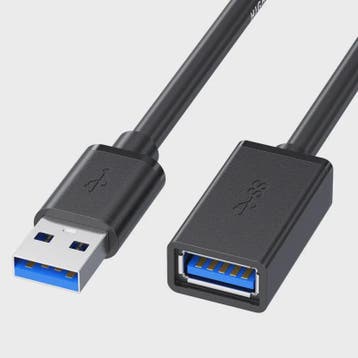 USB 3.0 Verlengkabel - 0.5m tot 5m - Data & Opladen voor Lap, Verzenden, Nieuw