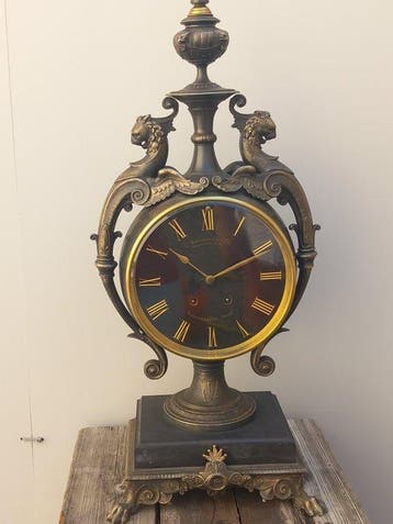 Figurale pendule - Antiek - Zamak - 1900-1910 - Antieke