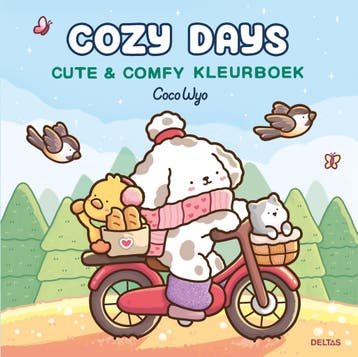 Cozy Days Cute & Comfy kleurboek Coco Wyo, Boeken, Ophalen of Verzenden, Nieuw