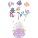 Cupcake Decoratie Set Zeemeermin Magic (6st), Hobby en Vrije tijd, Ophalen of Verzenden, Nieuw