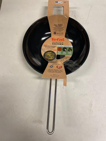 Tefal Nordica Ceramic - Wokpan - Ø28 cm - Keramisch, Verzenden, Nieuw