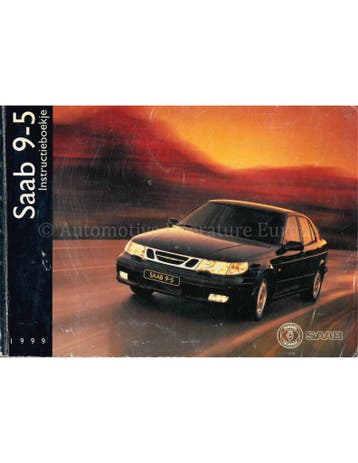 1999 SAAB 9-5 INSTRUCTIEBOEKJE NEDERLANDS, Auto diversen