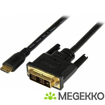 StarTech.com 2 m mini HDMI-naar-DVI-D-kabel M/M, Verzenden, Nieuw