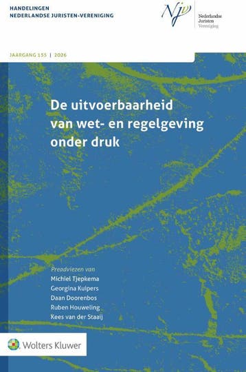 De uitvoerbaarheid van wet  en regelgeving ond 9789013184709, Boeken, Zo goed als nieuw