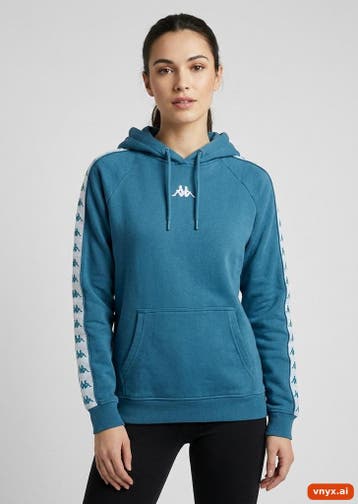 Kappa Hoodies Dames maat WS / L32 Teal Vintage, Ophalen of Verzenden, Nieuw