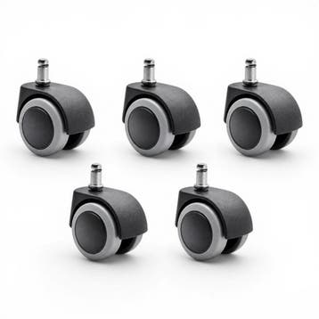 Set (5x) zachte wielen, Ø50mm, Ophalen of Verzenden, Nieuw in verpakking, Overige typen