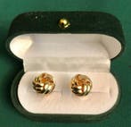 Marine knots, een paar 14 karaat goud vergulde, Antiek en Kunst