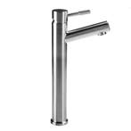 Wastafelmengkraan opbouw hoog rond 35 cm rvs, Nieuw