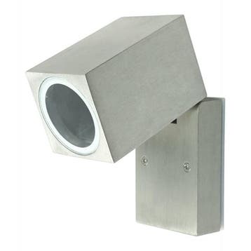 Tuin Lamp Boston Zilver Vierkant - GU10 - Scharnier, Ophalen of Verzenden, Nieuw