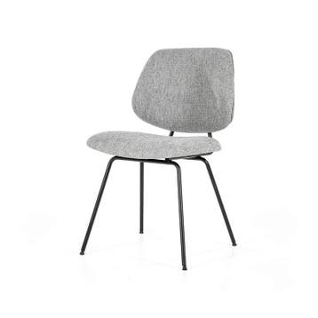 Eetkamerstoel Lynn - Grey Fletcher - 95568 - eetkamerstoelen, Nieuw, Stof