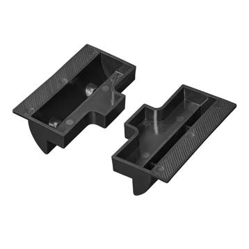 Proplus Tussensteun zonnepaneel zwart set van 2, 5,7 x 18..., Ophalen of Verzenden, Nieuw