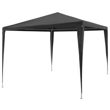 vidaXL Partytent 3x3 m PE antraciet, Verzenden, Nieuw, Partytent
