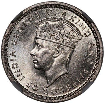 Maleisië, Malaya en Brits Borneo. George VI. 5 Cents 1943 -