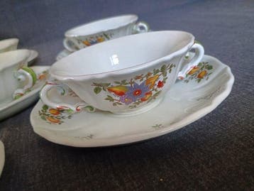 Richard Ginori, Laveno - Tafelservies (12) - Rifinito a mano, Antiek en Kunst