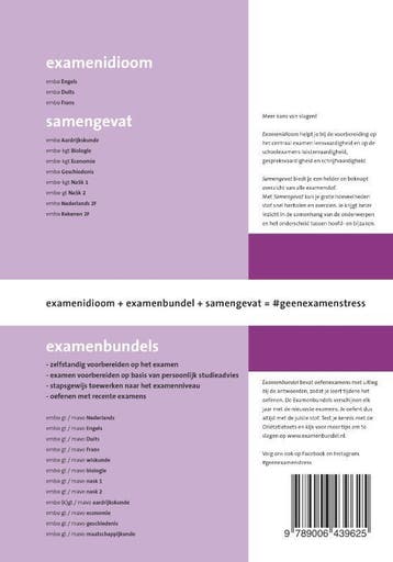 Examenidioom vmbo Frans / vmbo Frans 9789006439625, Boeken, Schoolboeken, Verzenden, Gelezen, Vincent van Dekken