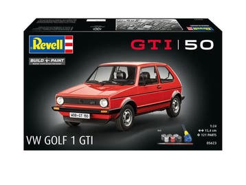 REVELL 05623 50 JAAR VW GOLF 1 GTI 1/24, Nieuw