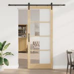 vidaXL Schuifdeur Anders ORKDAL Bruin 93 x 232 cm, Doe-het-zelf en Verbouw, Deuren en Horren, Verzenden, Nieuw