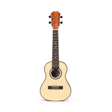 TOM 280 Concert Ukulele Massief Sparren met Mahonie, Ophalen of Verzenden, Nieuw