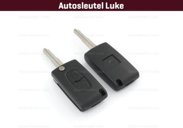 2-knops klapsleutel kpb1090 voor Peugeot, Verzenden, Nieuw